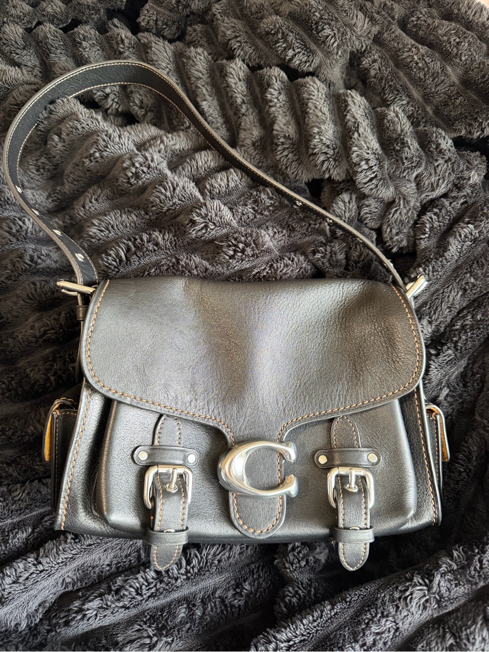 Coach Western Tabby in Black